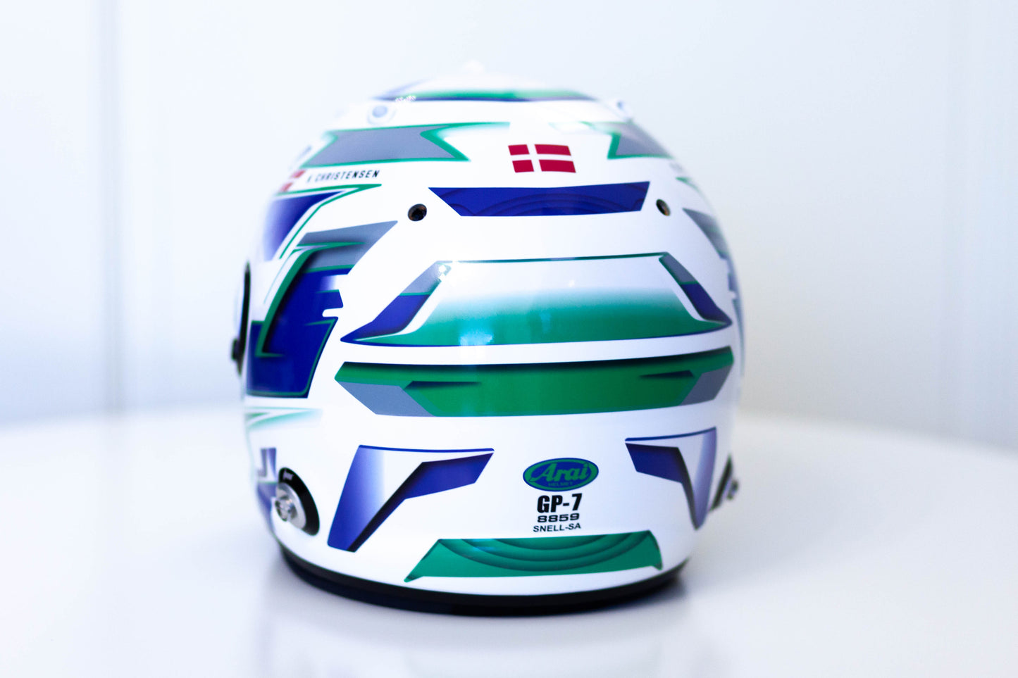 ALPHA Sticker Kit for helmet Color Scheme #8 (design pack) (Karting, Motorsport, Moto)