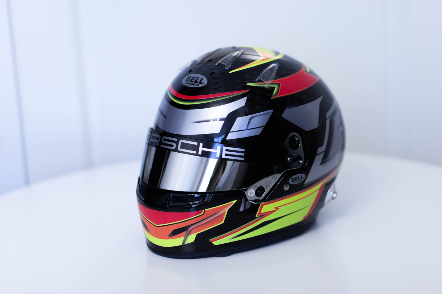 ALPHA Sticker Kit for helmet Color Scheme #7 with metal Silver (design pack) (Karting, Motorsport, Moto)