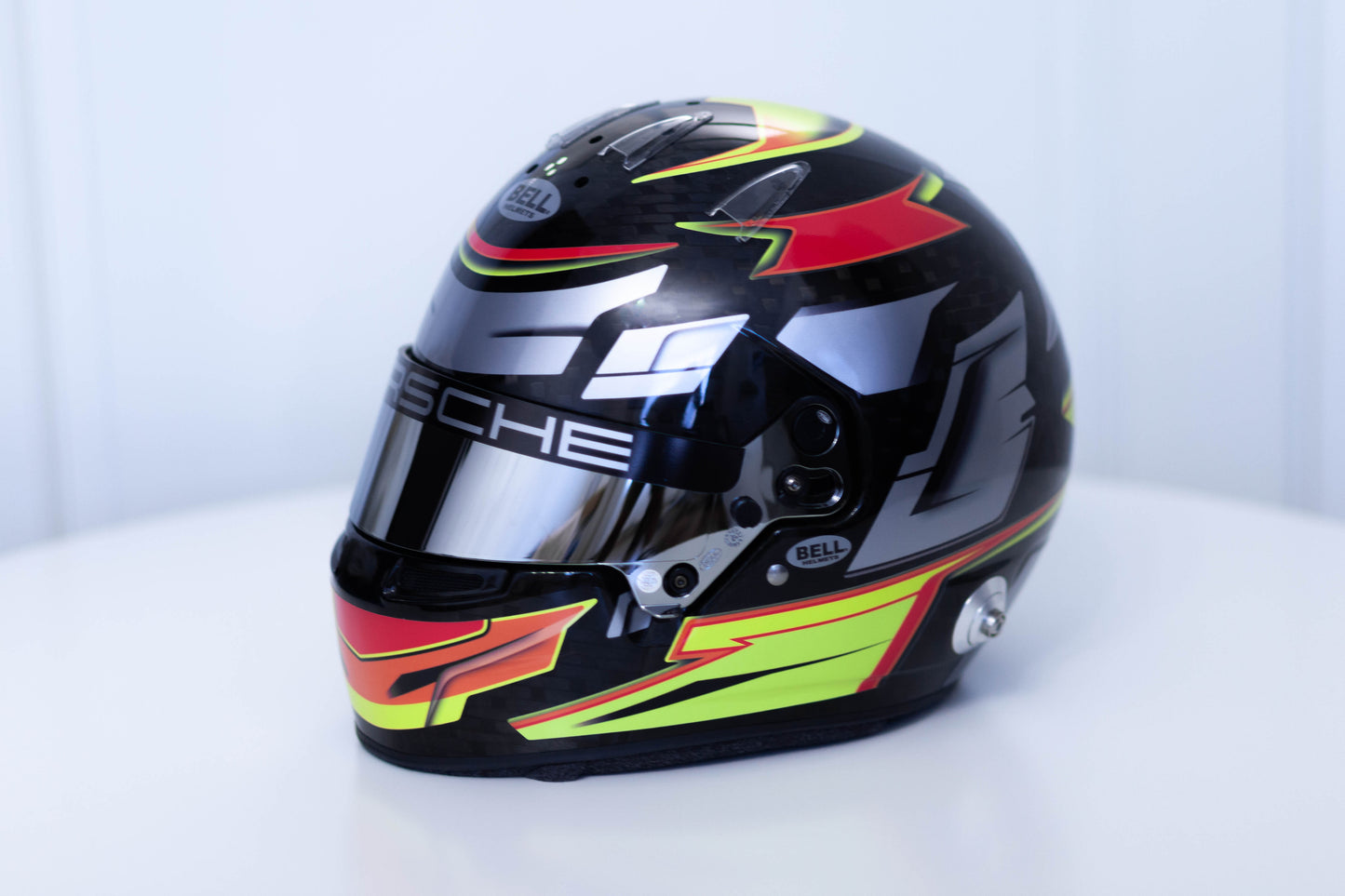 ALPHA Sticker Kit for helmet Color Scheme #7 with metal Silver (design pack) (Karting, Motorsport, Moto)