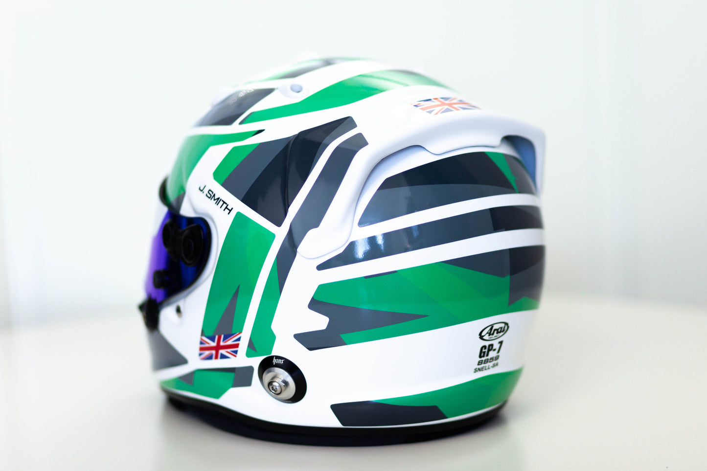 ASCARI Sticker Kit for helmet Color Scheme #6 CAMU Graphics (design pack) (Karting, Motorsport, Moto)
