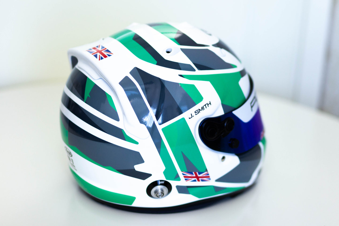 ASCARI Sticker Kit for helmet Color Scheme #6 CAMU Graphics (design pack) (Karting, Motorsport, Moto)