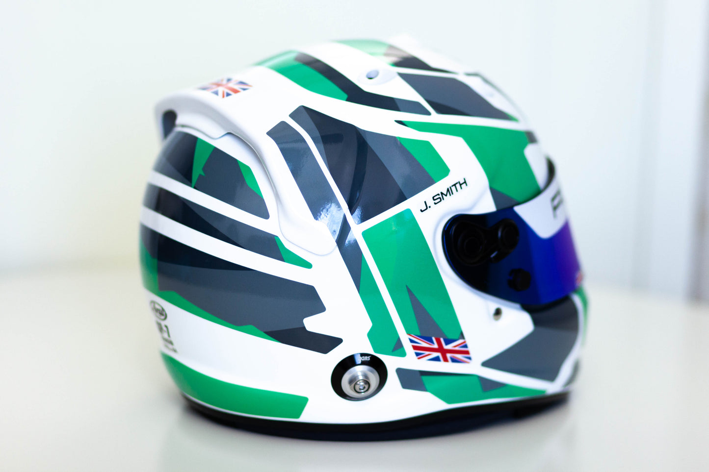 ASCARI Sticker Kit for helmet Color Scheme #6 CAMU Graphics (design pack) (Karting, Motorsport, Moto)