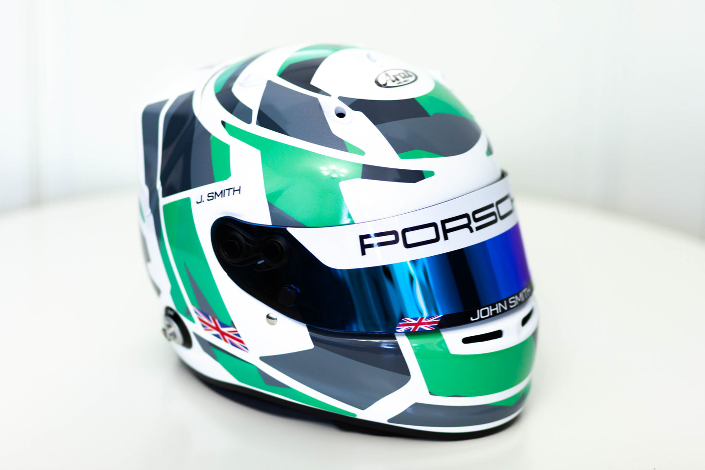 ASCARI Sticker Kit for helmet Color Scheme #6 CAMU Graphics (design pack) (Karting, Motorsport, Moto)