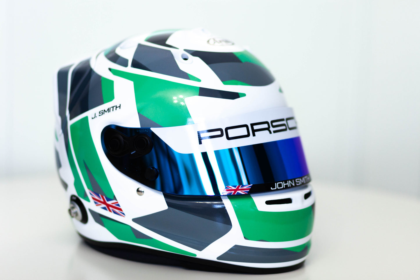 ASCARI Sticker Kit for helmet Color Scheme #6 CAMU Graphics (design pack) (Karting, Motorsport, Moto)