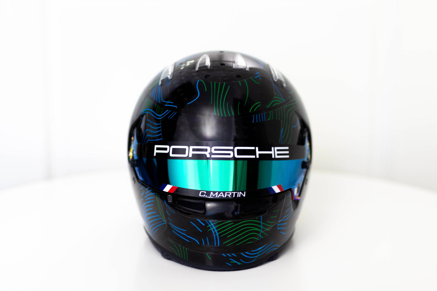 ASCARI Sticker Kit for helmet Color Scheme #7 VAWE Graphics (design pack) (Karting, Motorsport, Moto)