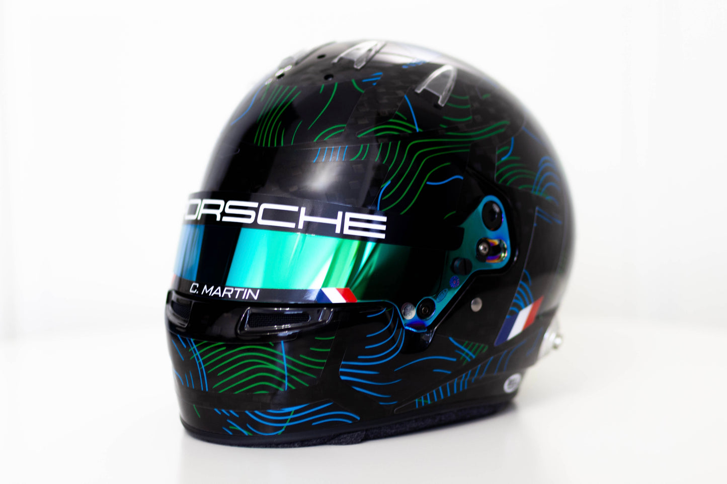 ASCARI Sticker Kit for helmet Color Scheme #7 VAWE Graphics (design pack) (Karting, Motorsport, Moto)