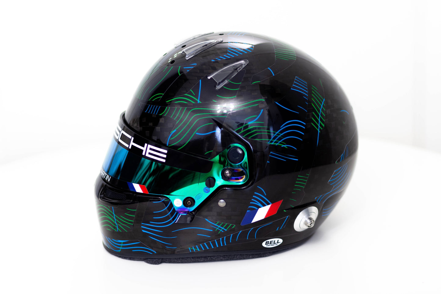 ASCARI Sticker Kit for helmet Color Scheme #7 VAWE Graphics (design pack) (Karting, Motorsport, Moto)