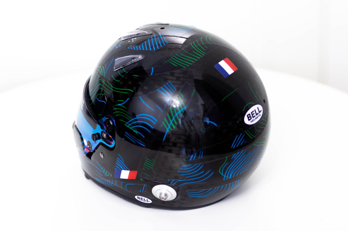 ASCARI Sticker Kit for helmet Color Scheme #7 VAWE Graphics (design pack) (Karting, Motorsport, Moto)