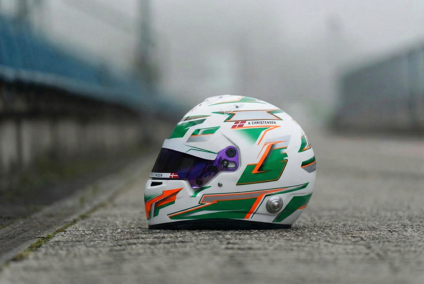 ALPHA Sticker Kit for helmet Color Scheme #6 (design pack) (Karting, Motorsport, Moto)