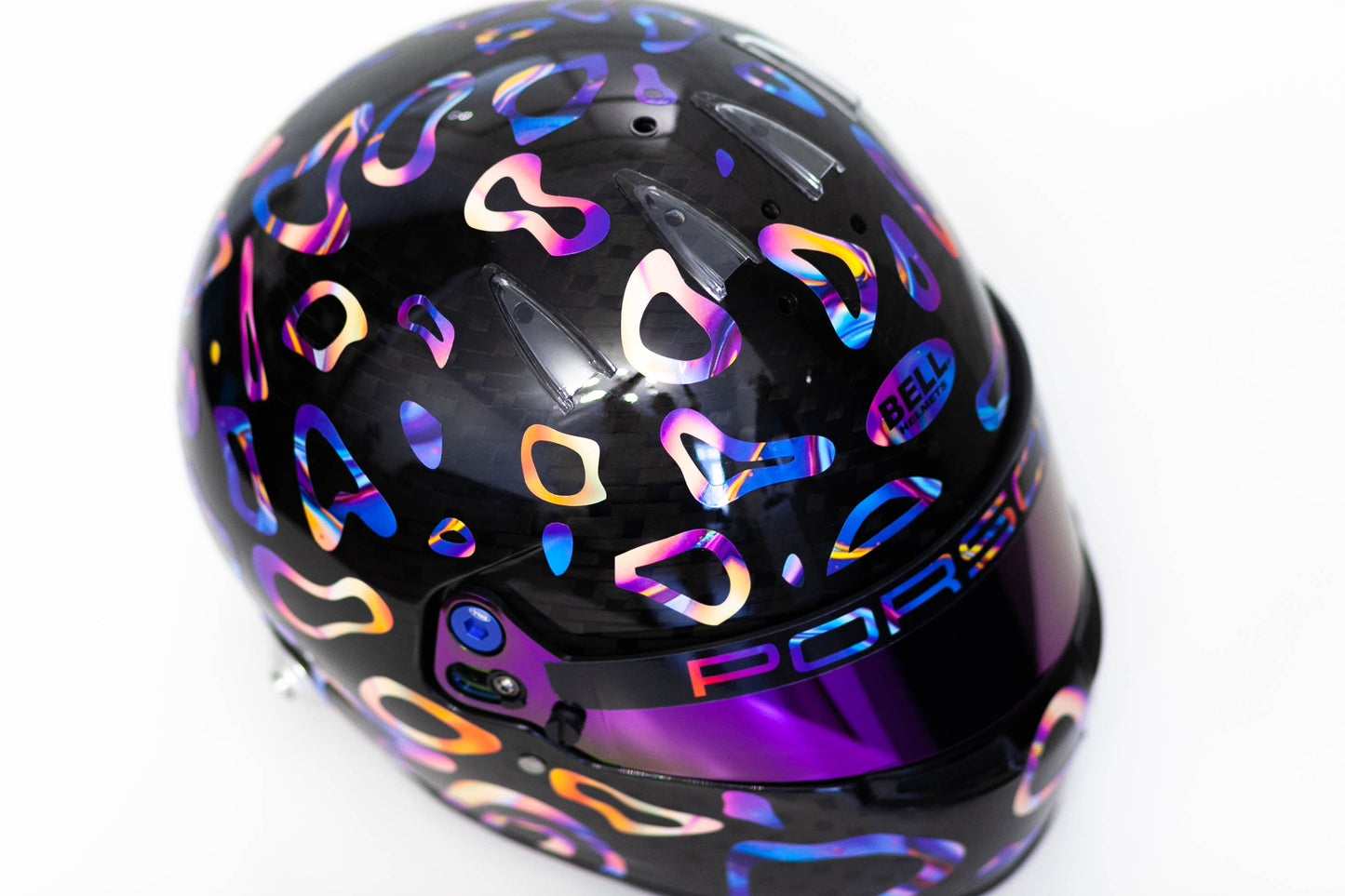 PLASMA Sticker Kit for helmet in Color scheme #3 (design pack) (Karting, Motorsport, Moto)