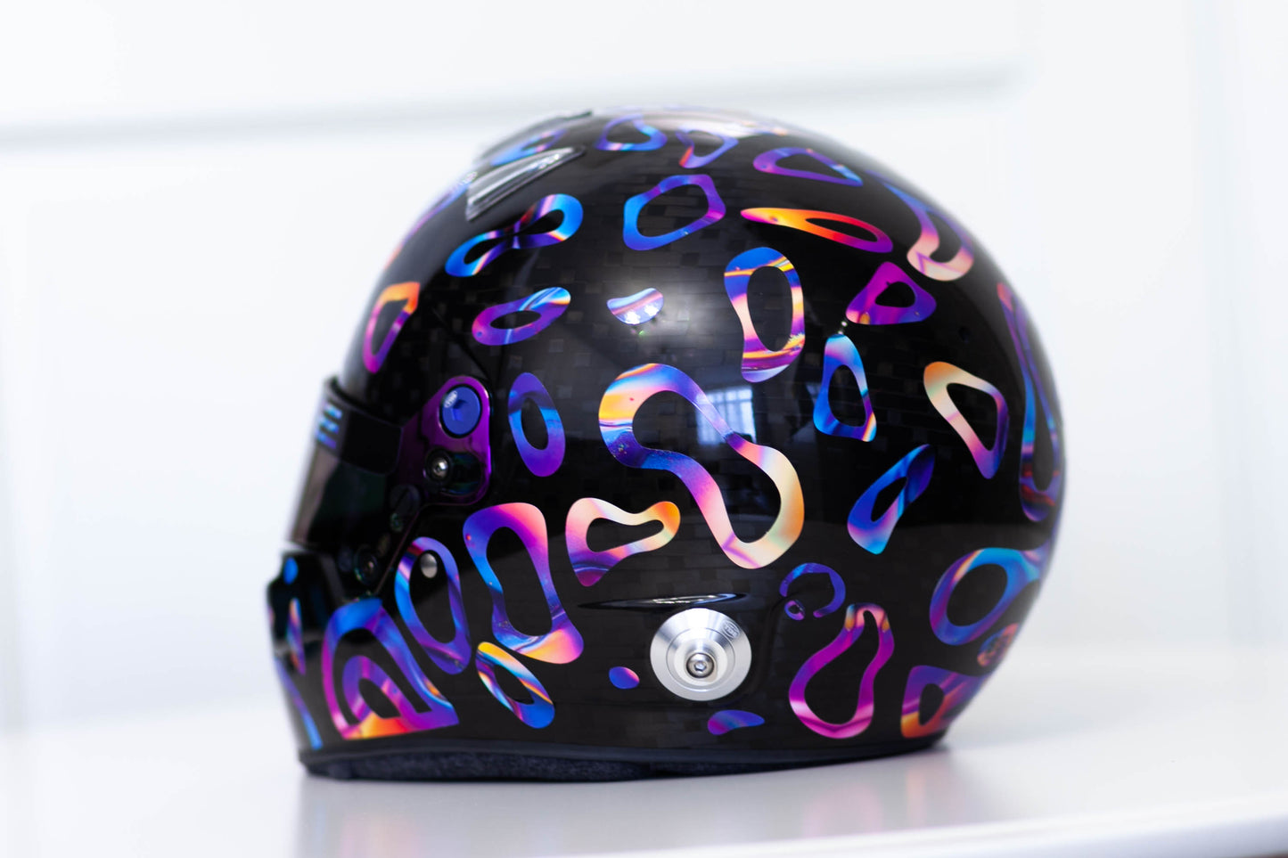 PLASMA Sticker Kit for helmet in Color scheme #3 (design pack) (Karting, Motorsport, Moto)
