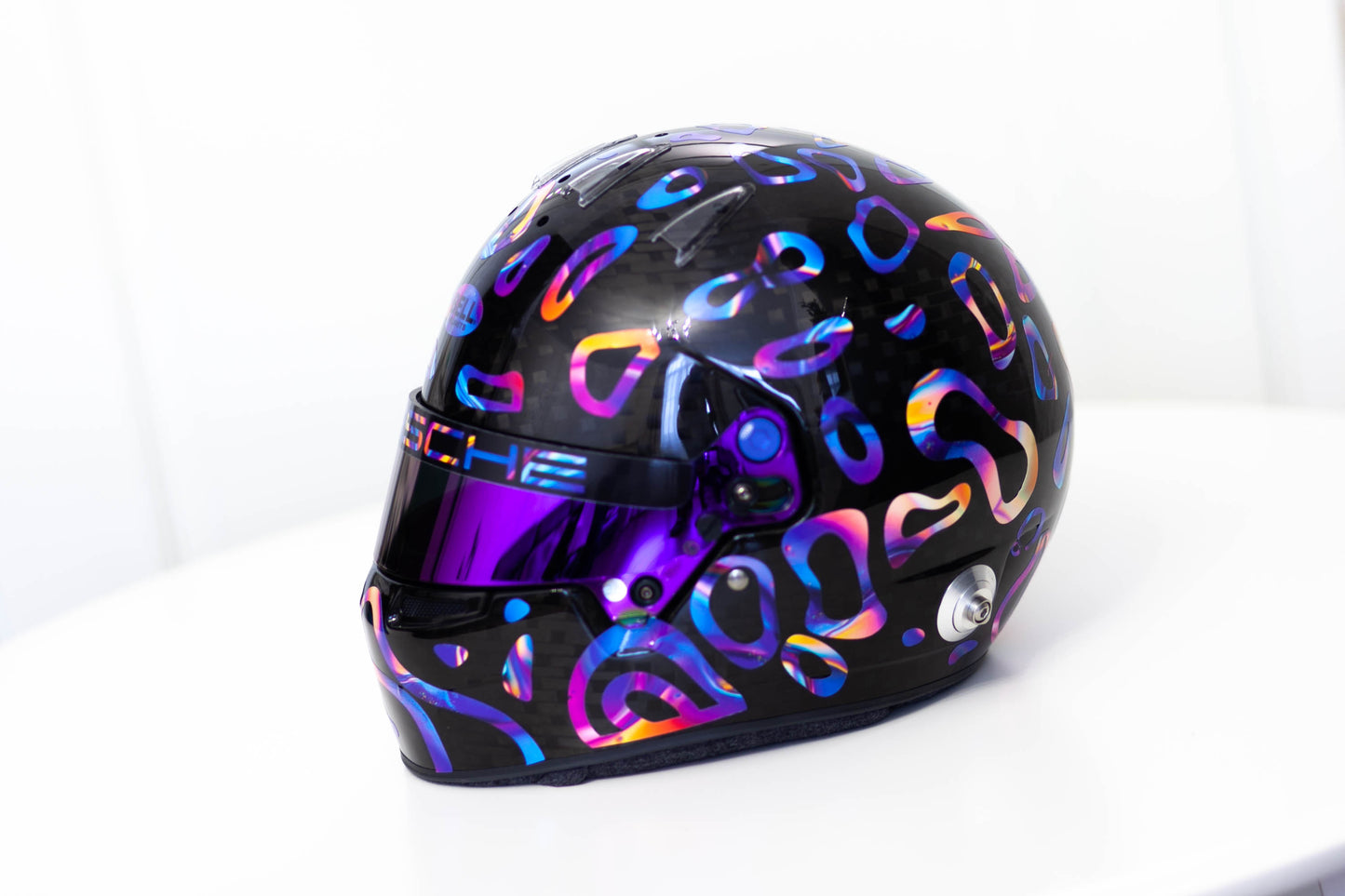 PLASMA Sticker Kit for helmet in Color scheme #3 (design pack) (Karting, Motorsport, Moto)