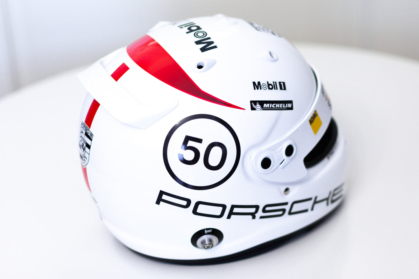 PORSCHE Challenge Helmet Sticker Pack Color Scheme #1 RED (design pack) (Karting, Motorsport, Moto)