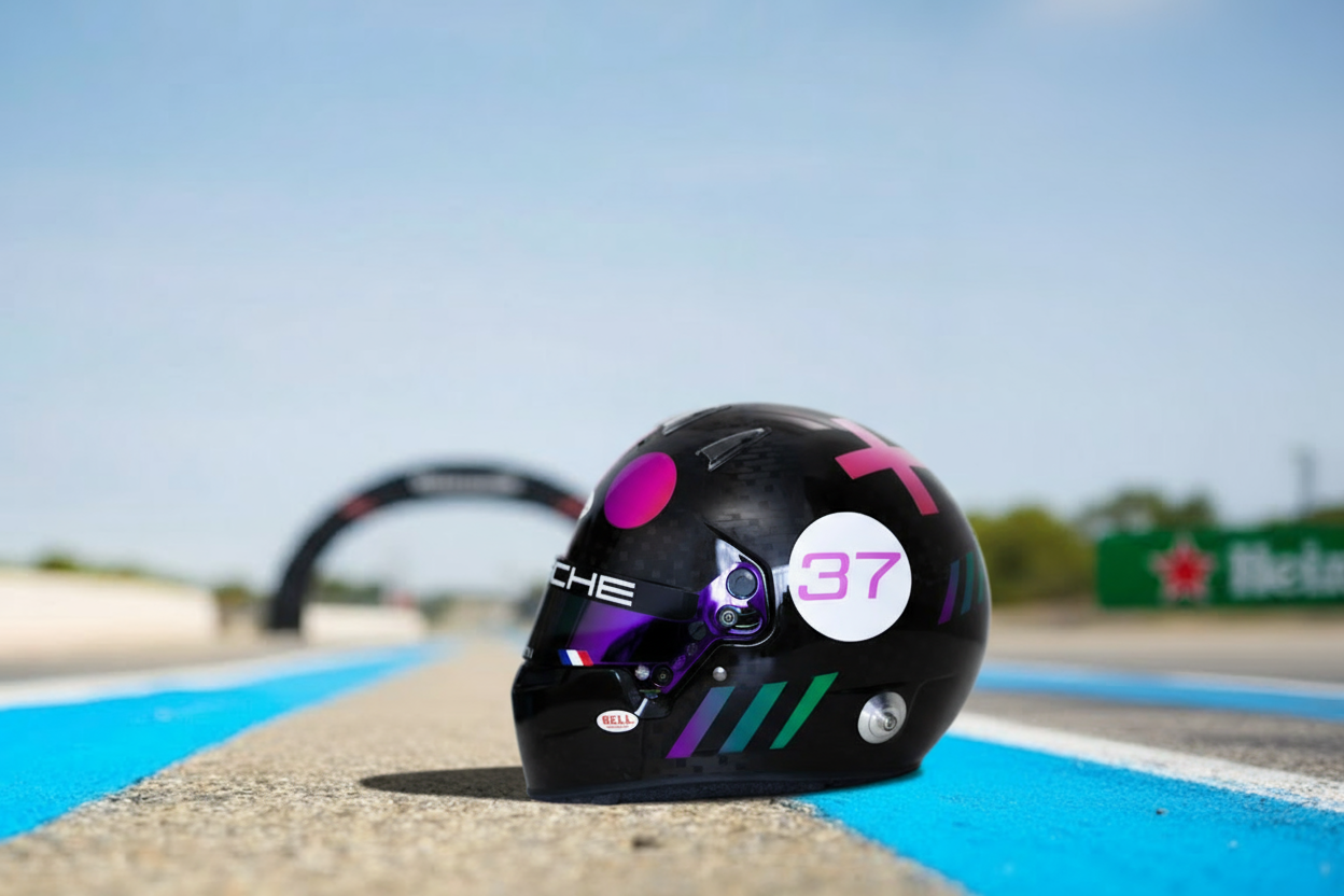 PULSAR Sticker Kit for helmet Color Scheme #1 (design pack) (Karting, Motorsport, Moto)
