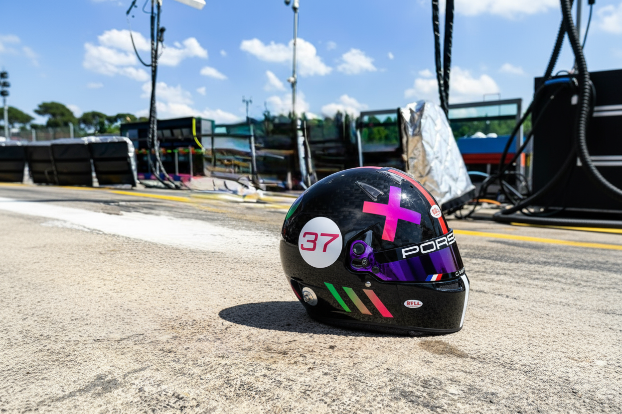 PULSAR Sticker Kit for helmet Color Scheme #1 (design pack) (Karting, Motorsport, Moto)