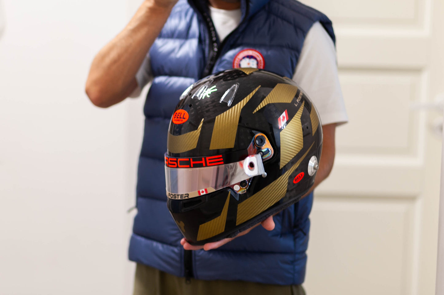 Atomic Sticker Kit for helmet in CARBON and FLUO Color scheme #5 (design pack) (Karting, Motorsport, Moto)