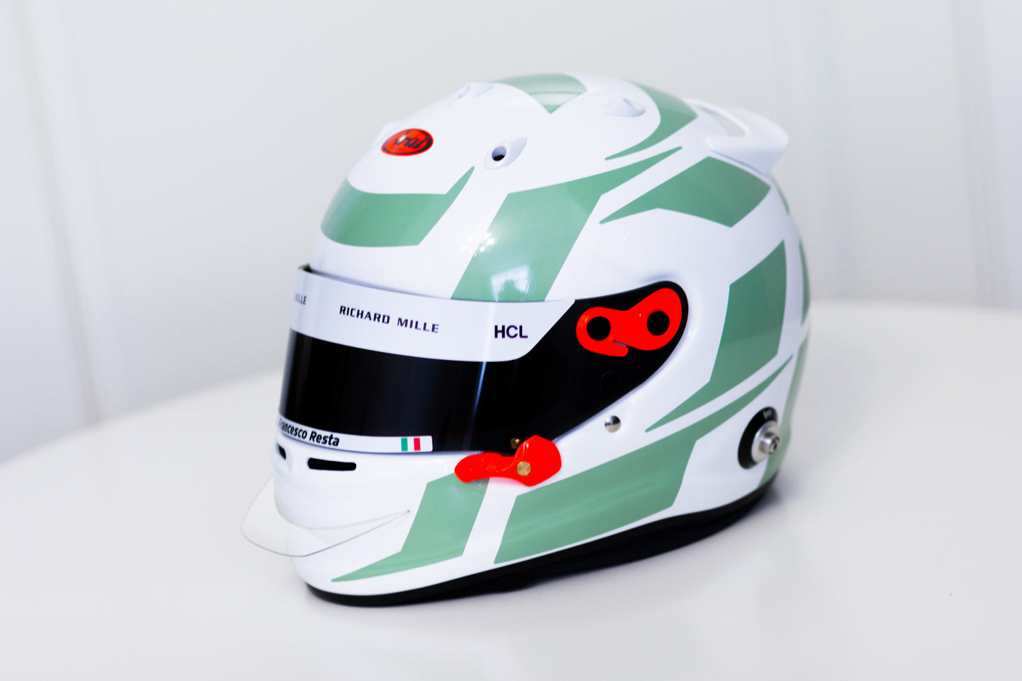 ATOMIC Stickers for helmet Color scheme #1 (design pack) (Karting, Motorsport, Moto)
