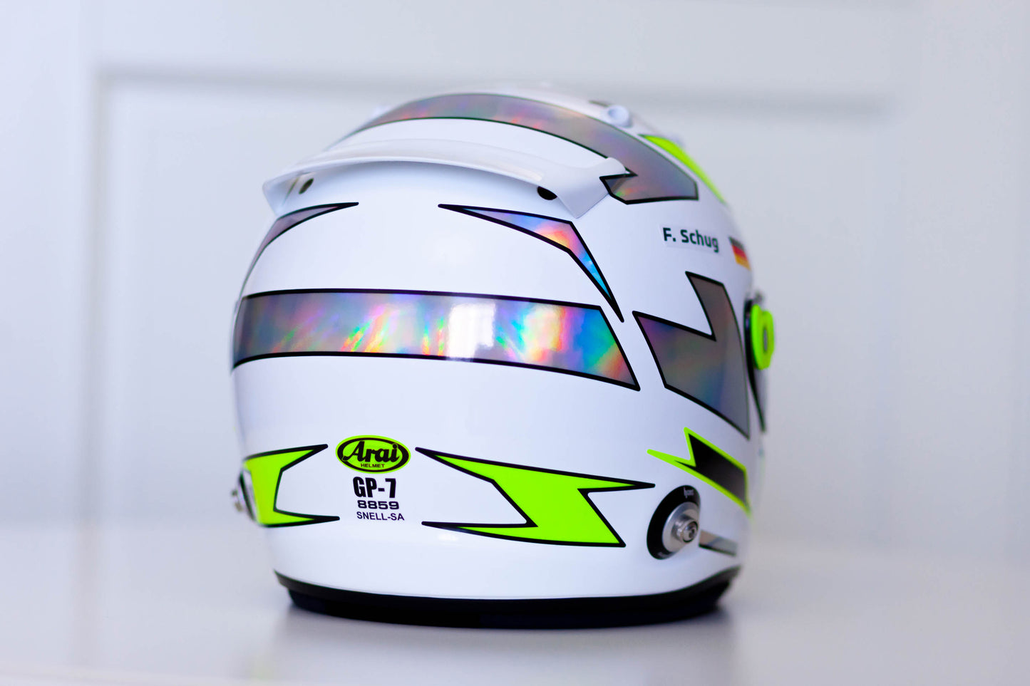 SEBRING Stickers in FLUO and CHROME for helmet (design pack) (Karting, Motorsport, Moto)