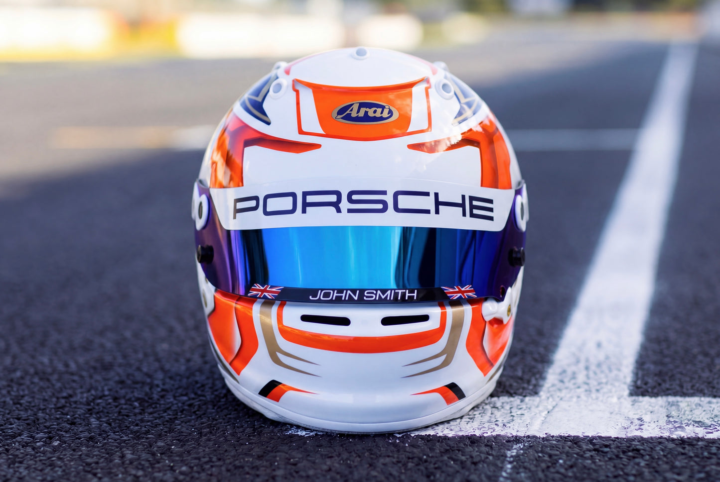 ASCARI Sticker Kit for helmet Color Scheme #3 (design pack) (Karting, Motorsport, Moto)