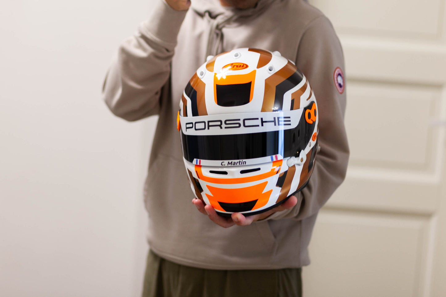 LACONCA Sticker Kit for helmet Color Scheme #1 FLUO Metal (design pack) (Karting, Motorsport, Moto)