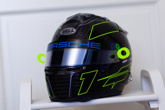 SEBRING Stickers with part FLUO for helmet Color scheme #1 with Name&Flag (design pack) (Karting, Motorsport, Moto)