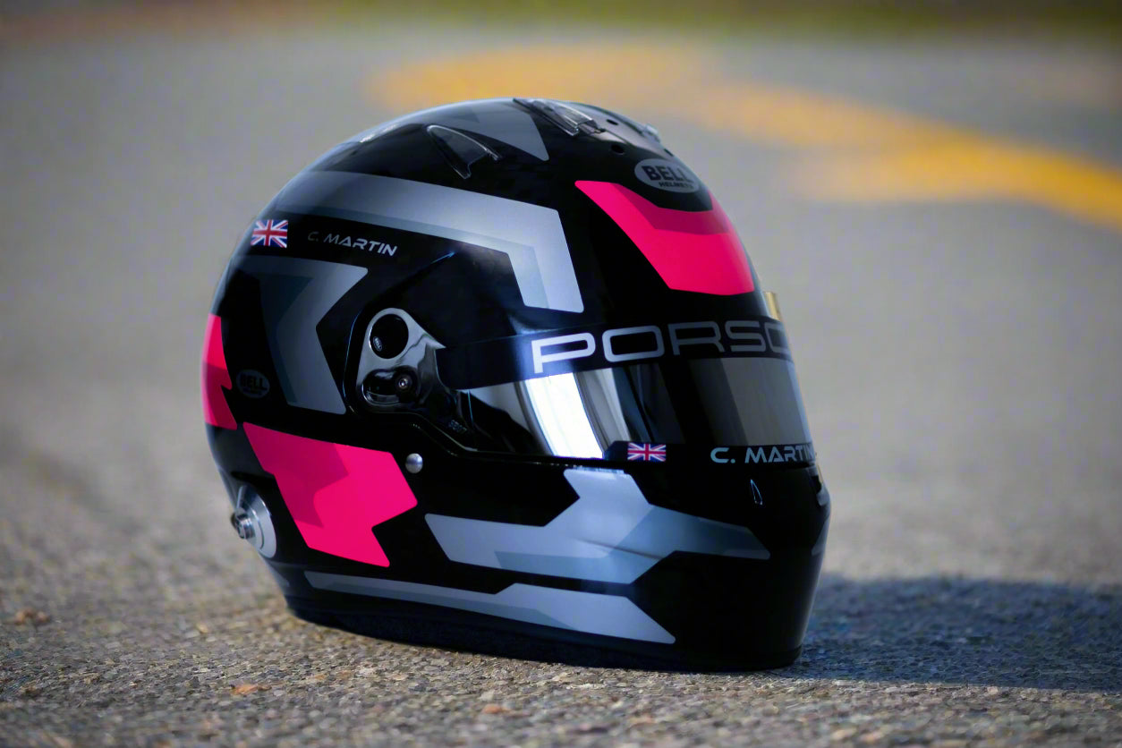 MULSANNE Sticker Kit for helmet Color Scheme #1 FLUO and Metal (design pack) (Karting, Motorsport, Moto)
