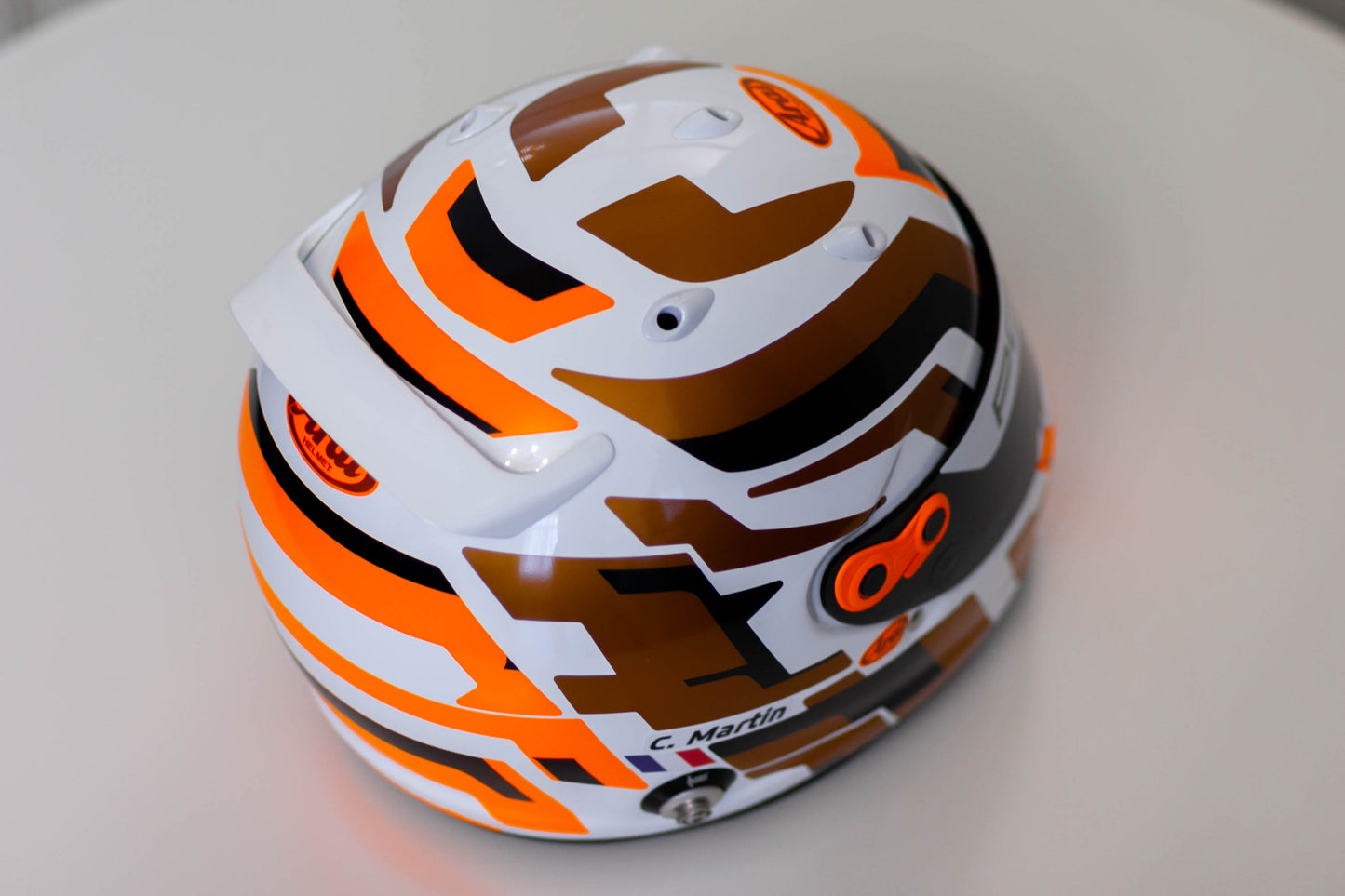 LACONCA Sticker Kit for helmet Color Scheme #1 FLUO Metal (design pack) (Karting, Motorsport, Moto)