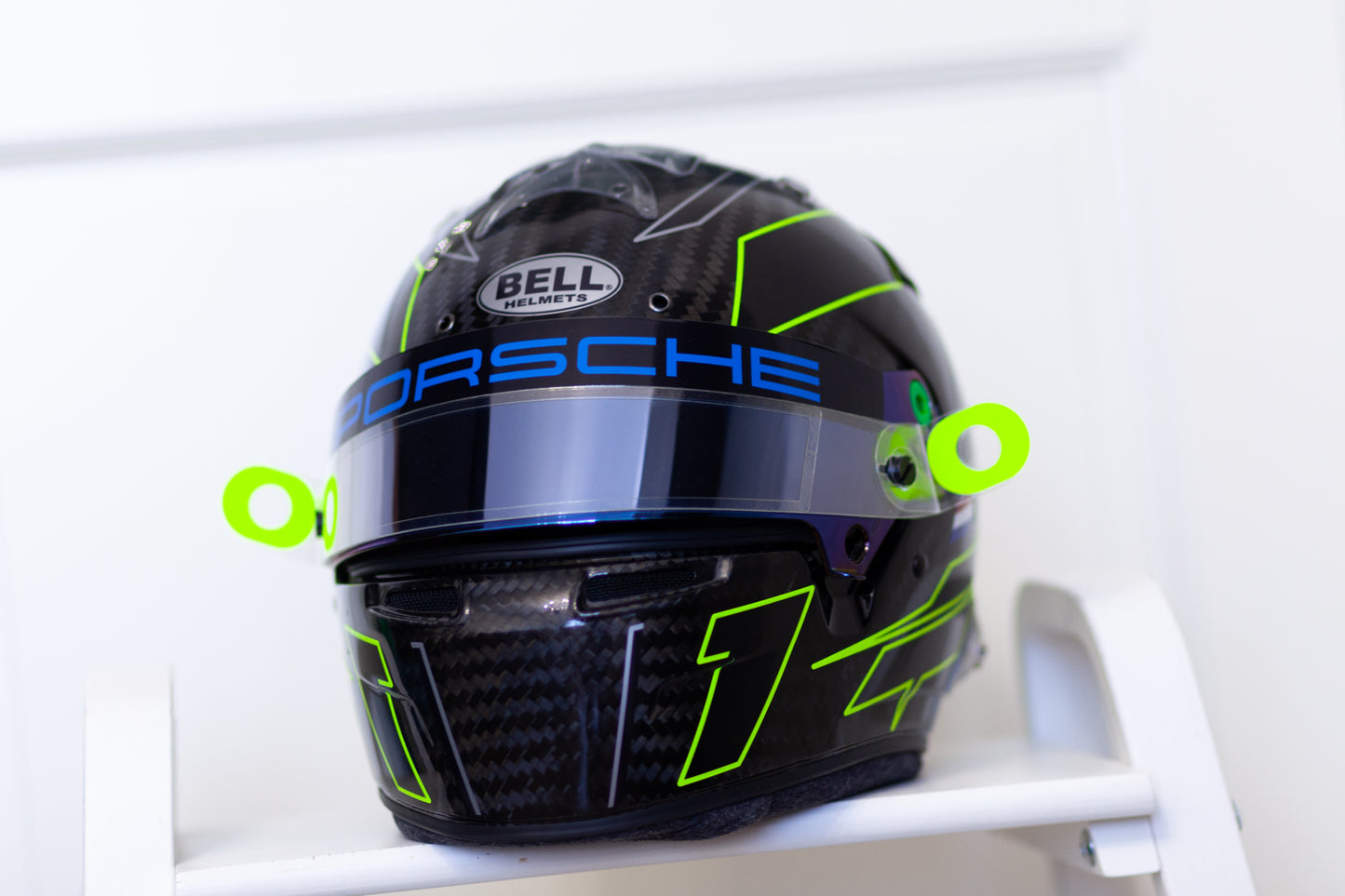 SEBRING Stickers with part FLUO for helmet Color scheme #1 with Name&Flag (design pack) (Karting, Motorsport, Moto)