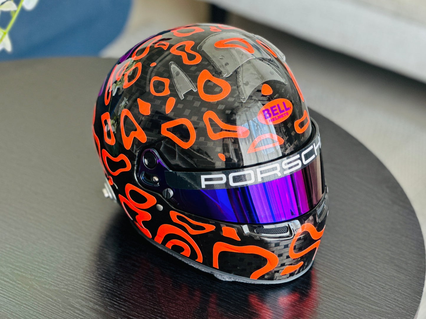 PLASMA Sticker Kit for helmet in Color scheme #2 with part FLUO (design pack) (Karting, Motorsport, Moto)