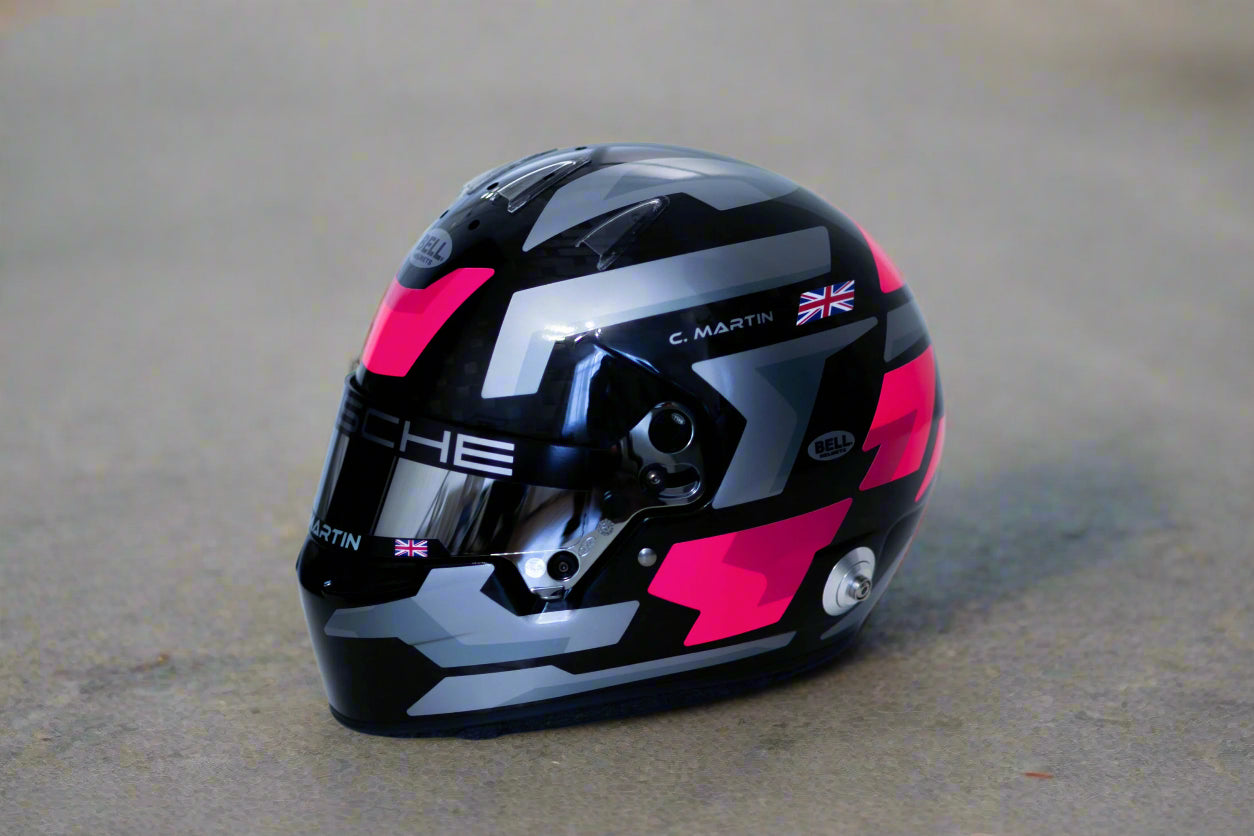 MULSANNE Sticker Kit for helmet Color Scheme #1 FLUO and Metal (design pack) (Karting, Motorsport, Moto)