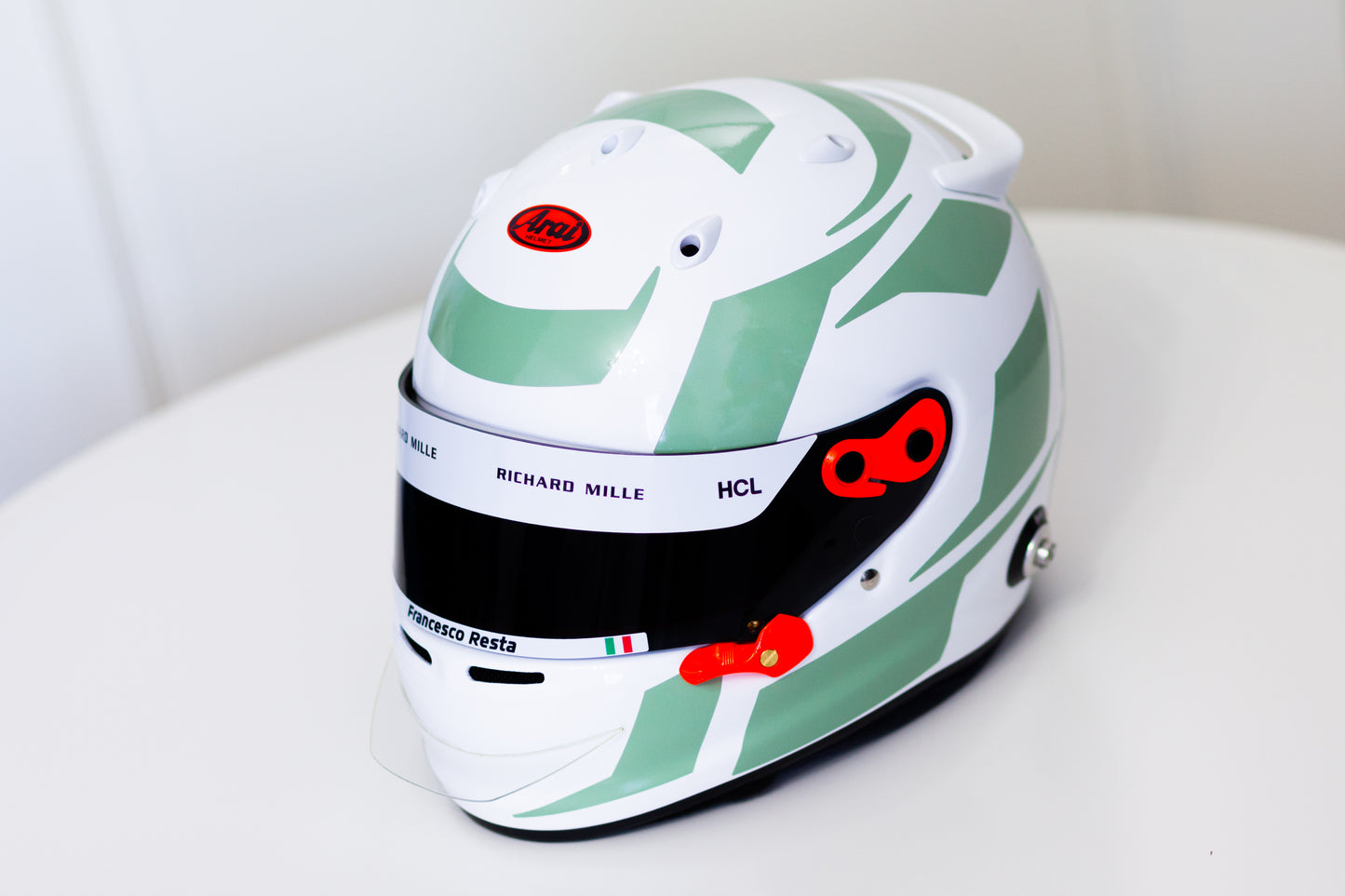 ATOMIC Stickers for helmet Color scheme #1 (design pack) (Karting, Motorsport, Moto)