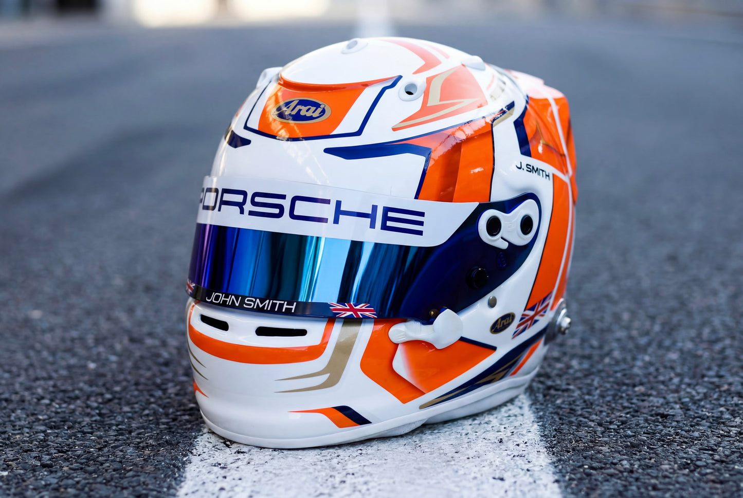 ASCARI Sticker Kit for helmet Color Scheme #3 (design pack) (Karting, Motorsport, Moto)