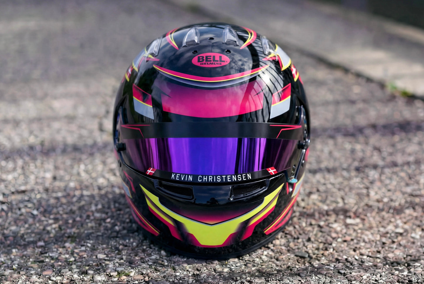 ALPHA Sticker Kit for helmet Color Scheme #5 (design pack) (Karting, Motorsport, Moto)