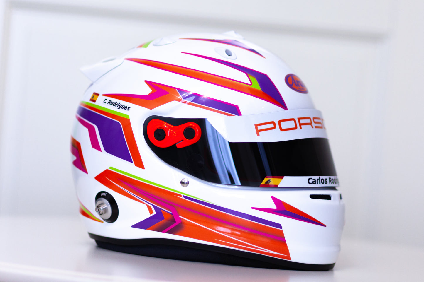 MUGELLO Stickers for helmet Color scheme #4 (design pack) (Karting, Motorsport, Moto)