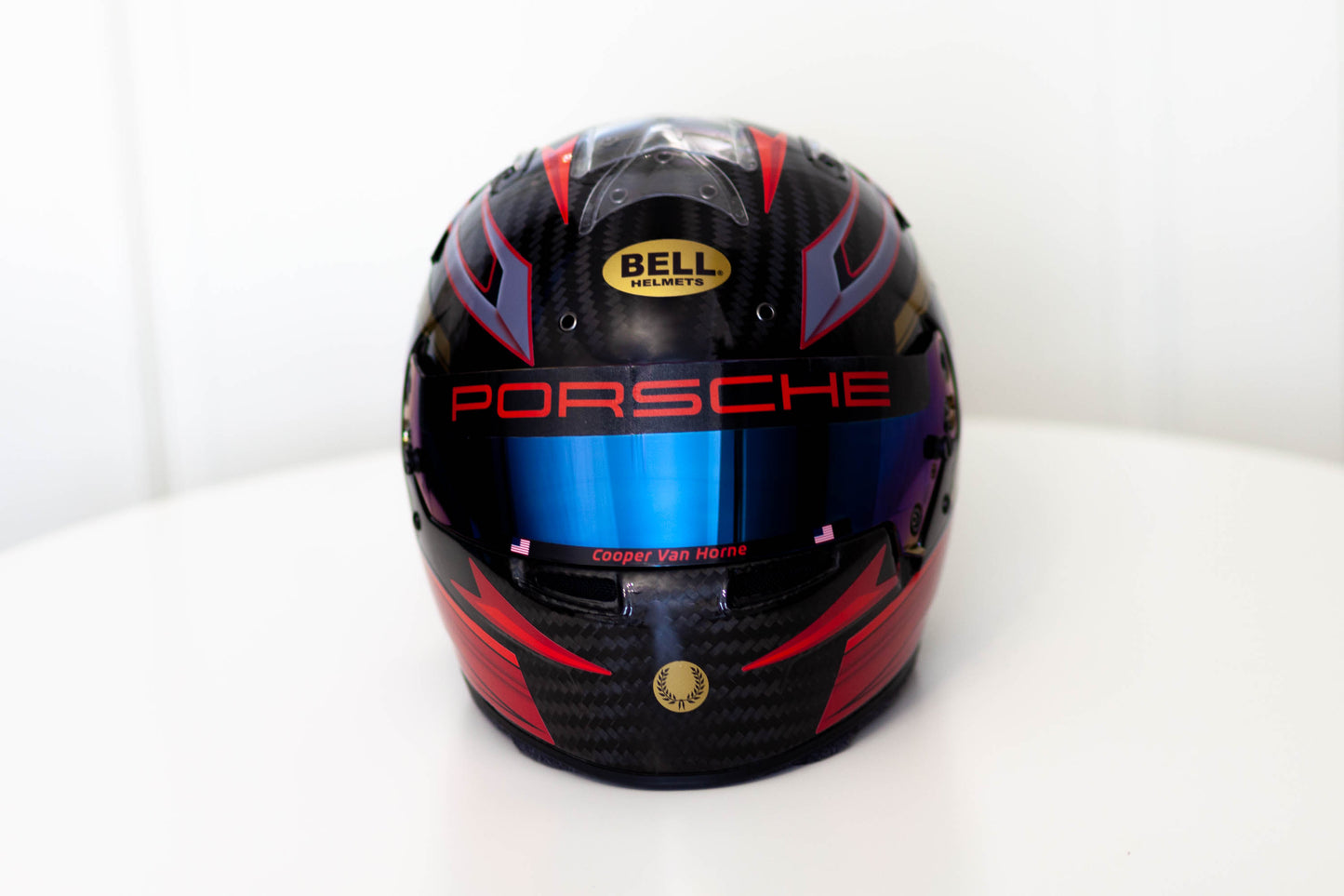 MUGELLO Stickers for helmet Color scheme #5 with Names&Flag and Metal (design pack) (Karting, Motorsport, Moto)