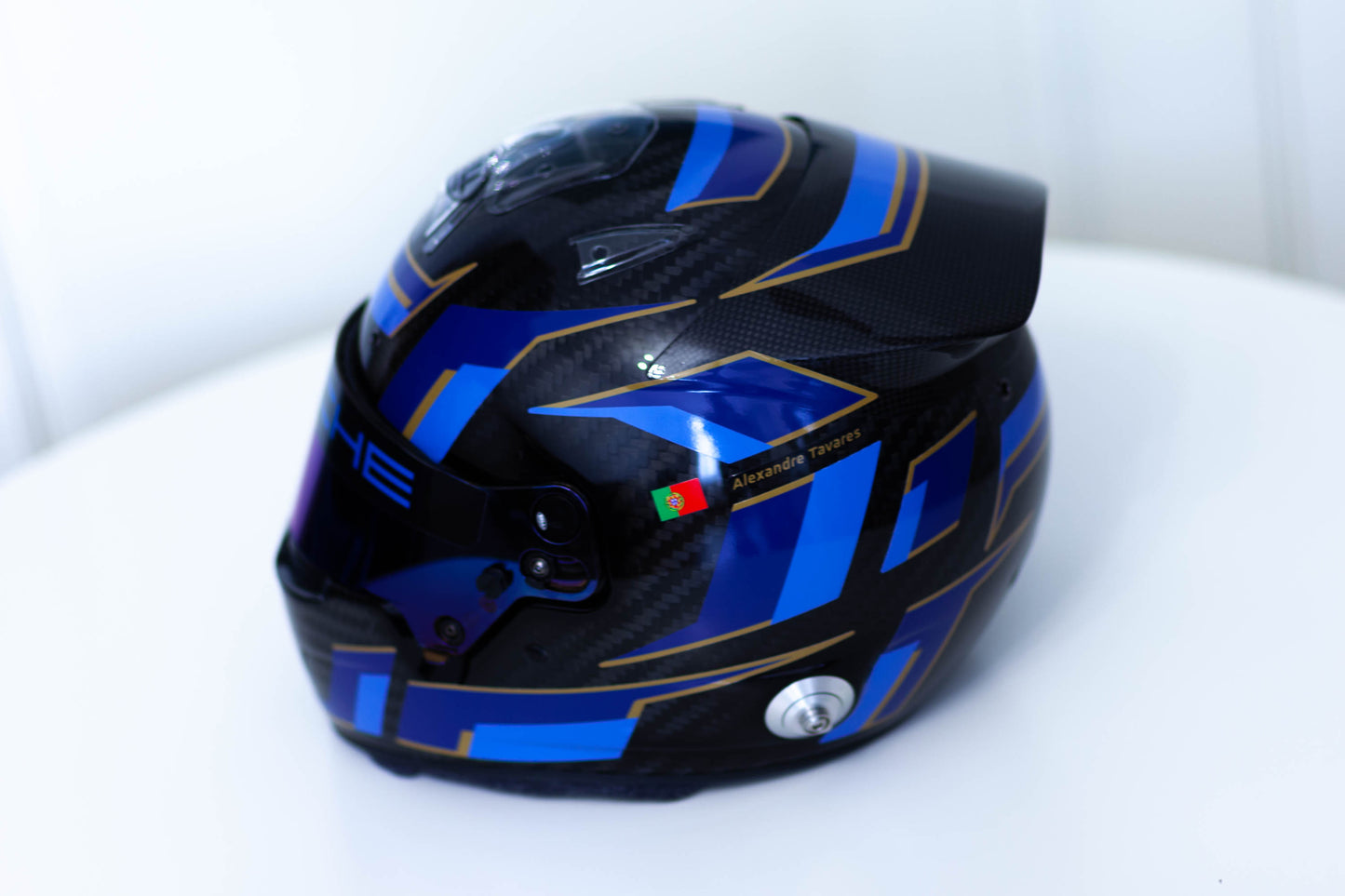 ATOMIC Stickers for helmet Color scheme #3 (design pack) (Karting, Motorsport, Moto)