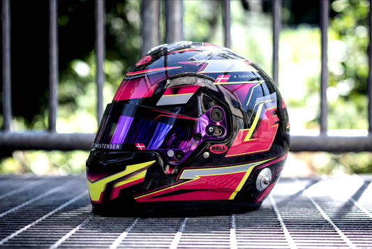ALPHA Sticker Kit for helmet Color Scheme #5 (design pack) (Karting, Motorsport, Moto)