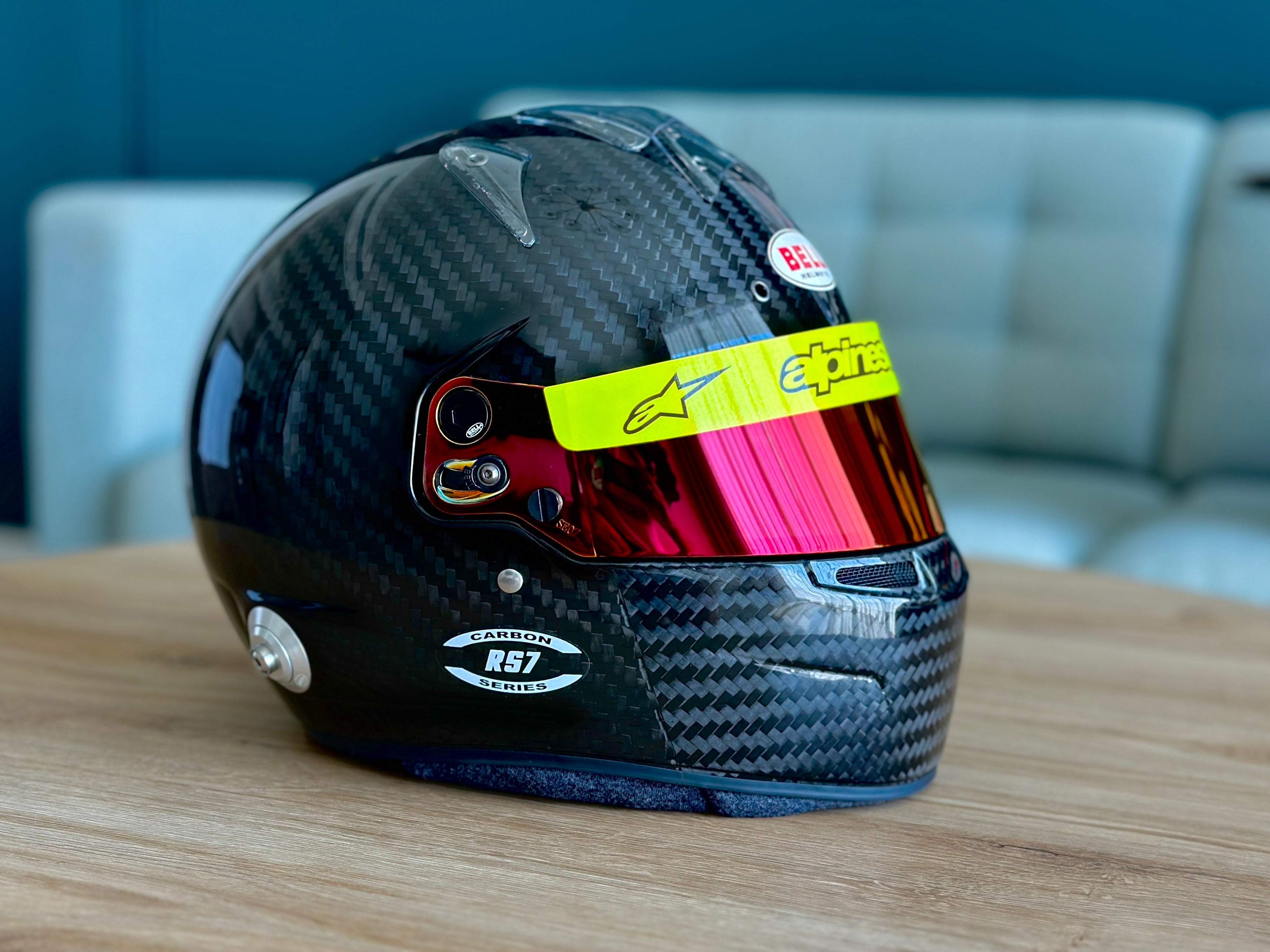 BELL Helmet Visor Fluor Sticker (Karting, Motorsport, Moto) – 33 stickers