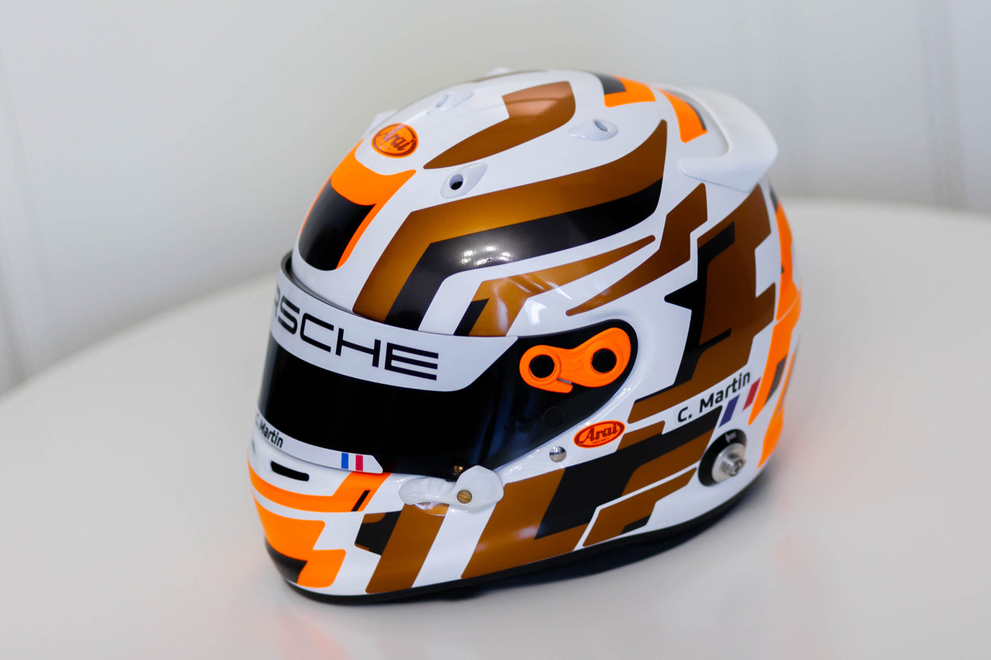 LACONCA Sticker Kit for helmet Color Scheme #1 FLUO Metal (design pack) (Karting, Motorsport, Moto)