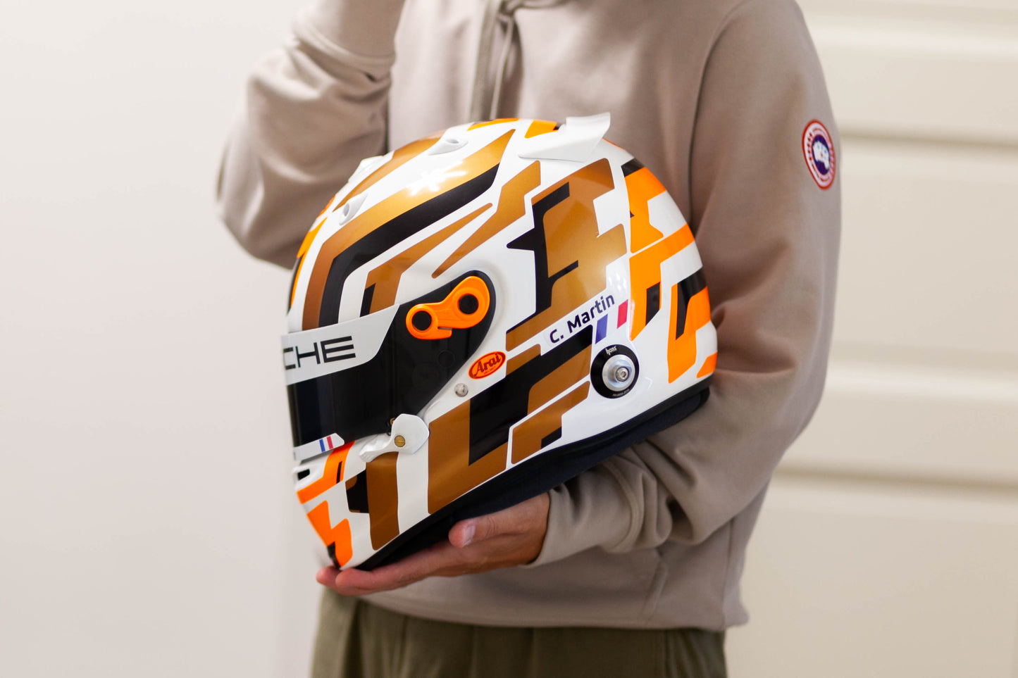 LACONCA Sticker Kit for helmet Color Scheme #1 FLUO Metal (design pack) (Karting, Motorsport, Moto)