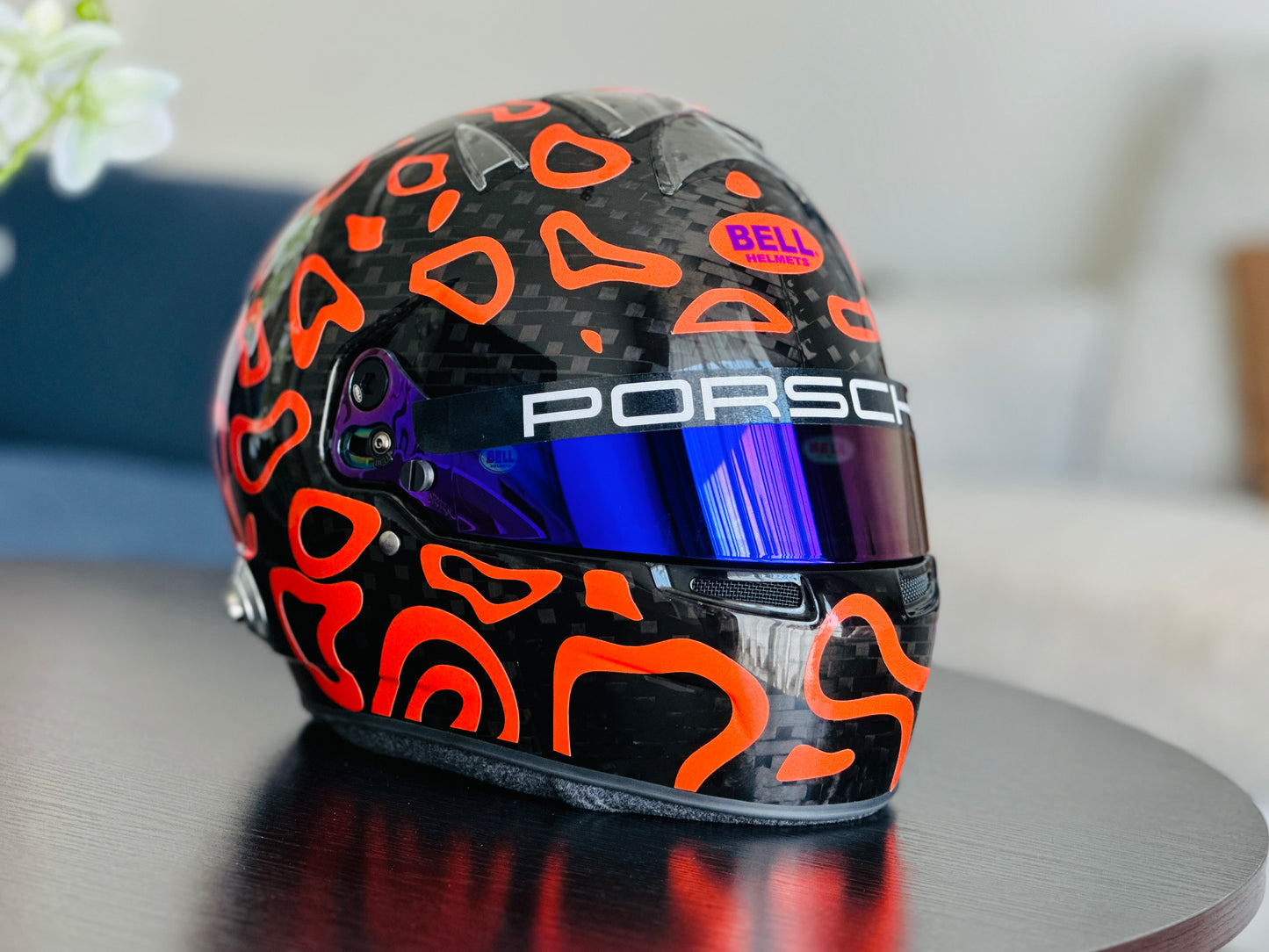 PLASMA Sticker Kit for helmet in Color scheme #2 with part FLUO (design pack) (Karting, Motorsport, Moto)