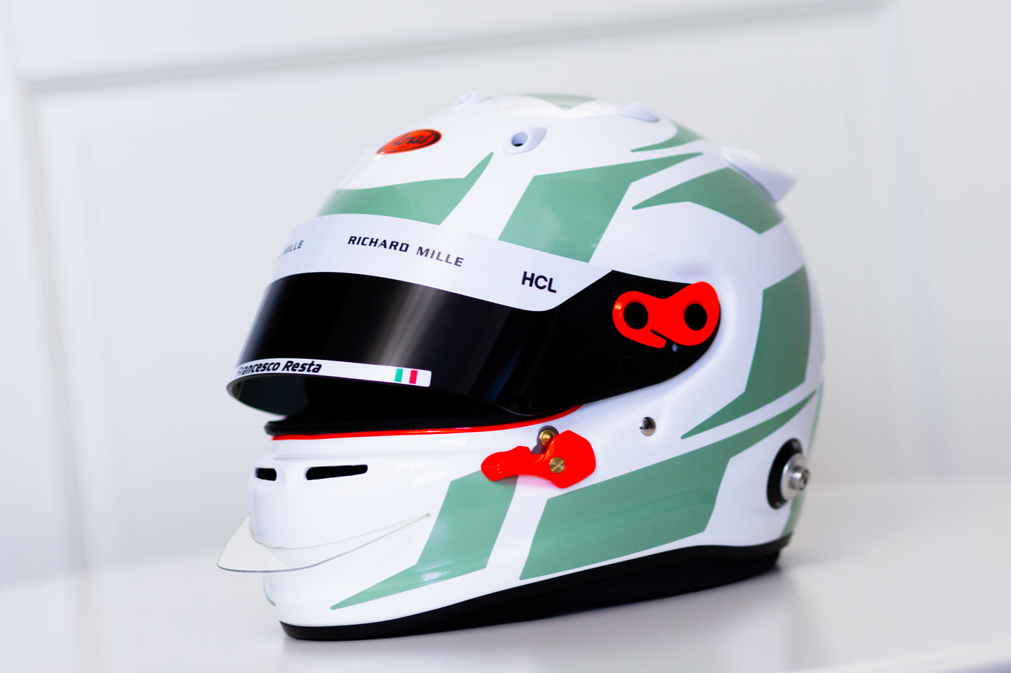 ATOMIC Stickers for helmet Color scheme #1 (design pack) (Karting, Motorsport, Moto)
