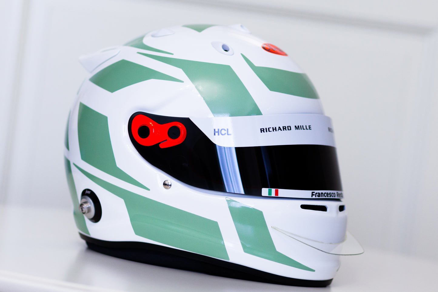 ATOMIC Stickers for helmet Color scheme #1 (design pack) (Karting, Motorsport, Moto)