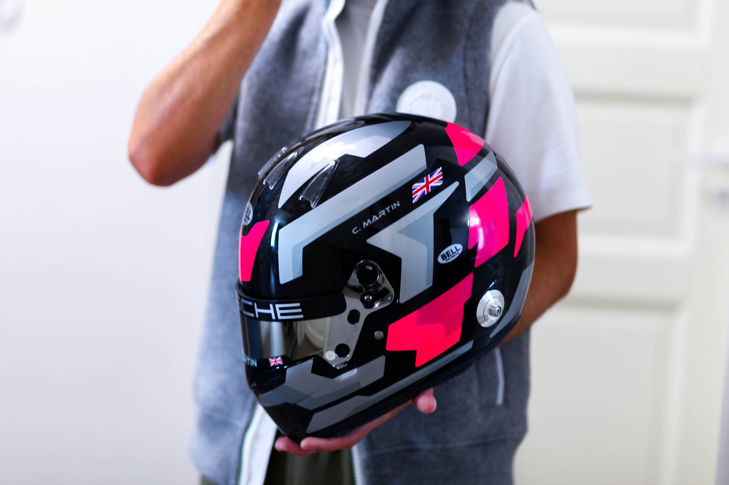 MULSANNE Sticker Kit for helmet Color Scheme #1 FLUO and Metal (design pack) (Karting, Motorsport, Moto)
