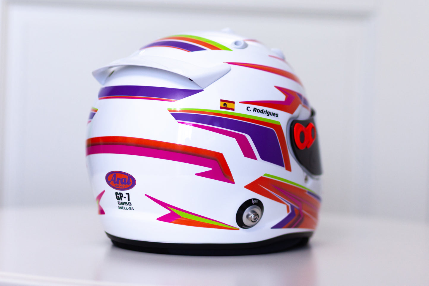 MUGELLO Stickers for helmet Color scheme #4 (design pack) (Karting, Motorsport, Moto)