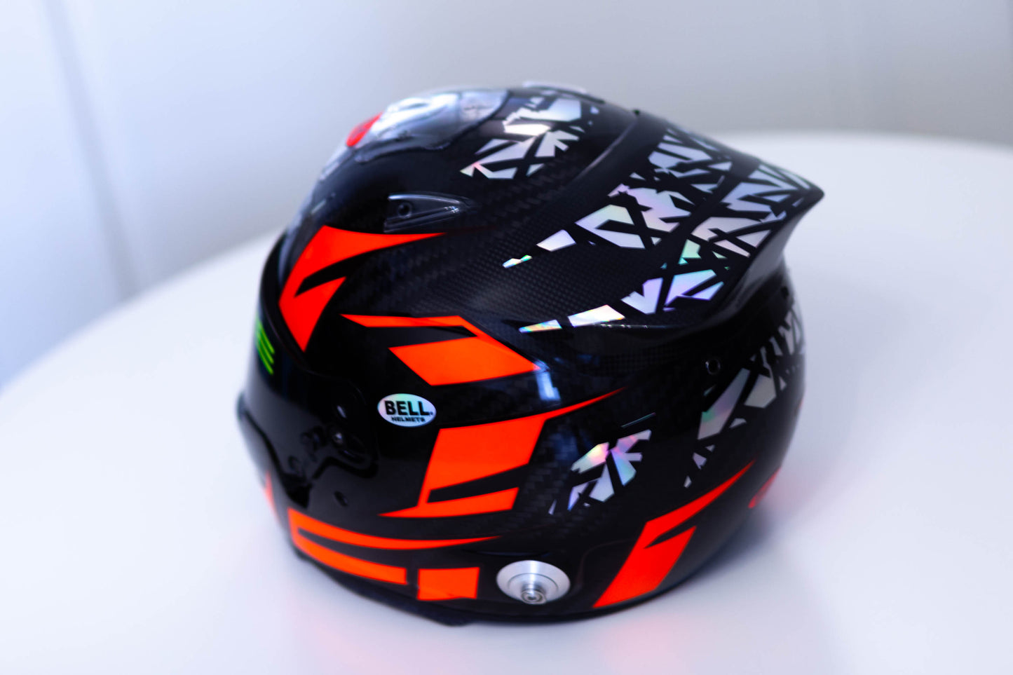 SPIELBERG Stickers in FLUO and CHROME for helmet (design pack) (Karting, Motorsport, Moto)
