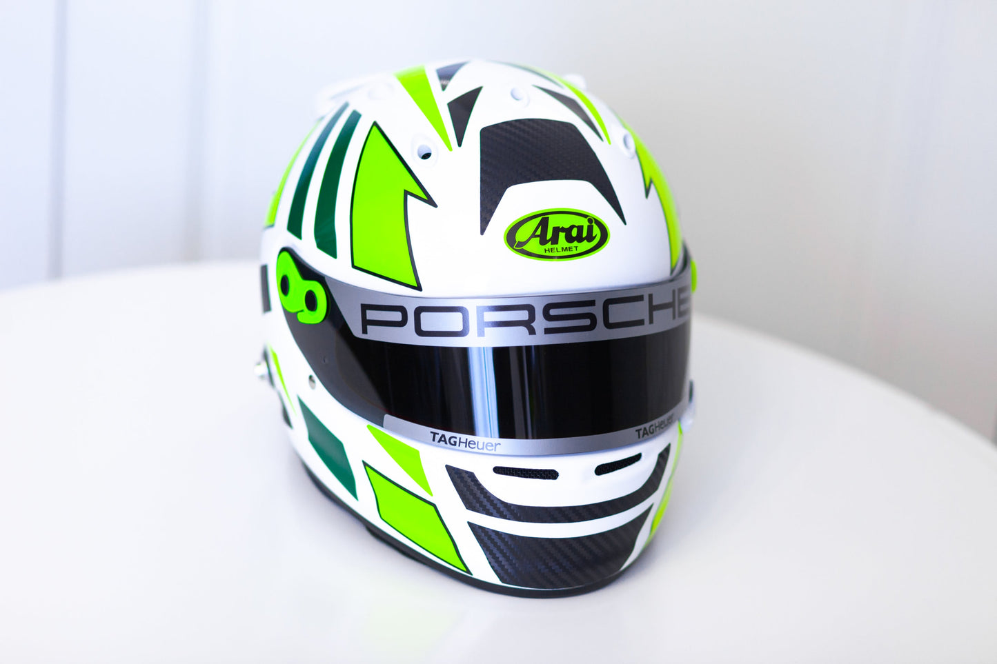 MONZA Stickers for helmet with CARBON + FLUO (design pack) (Karting, Motorsport)