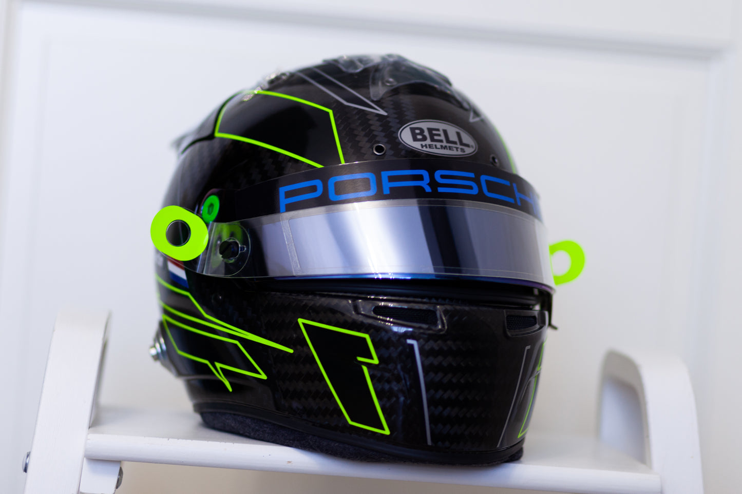 SEBRING Stickers with part FLUO for helmet Color scheme #1 with Name&Flag (design pack) (Karting, Motorsport, Moto)