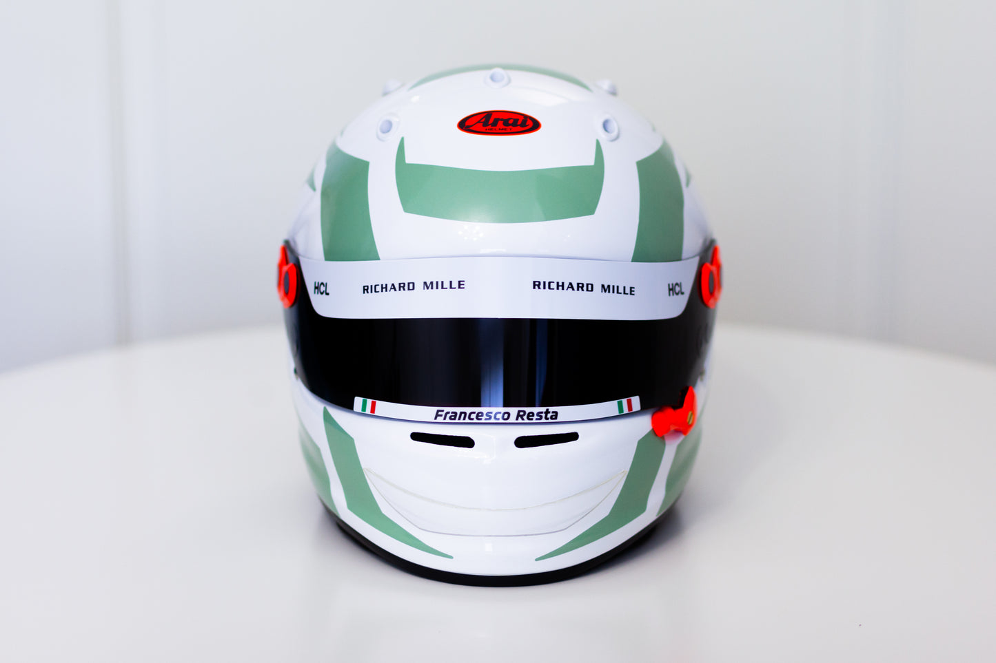 ATOMIC Stickers for helmet Color scheme #1 (design pack) (Karting, Motorsport, Moto)