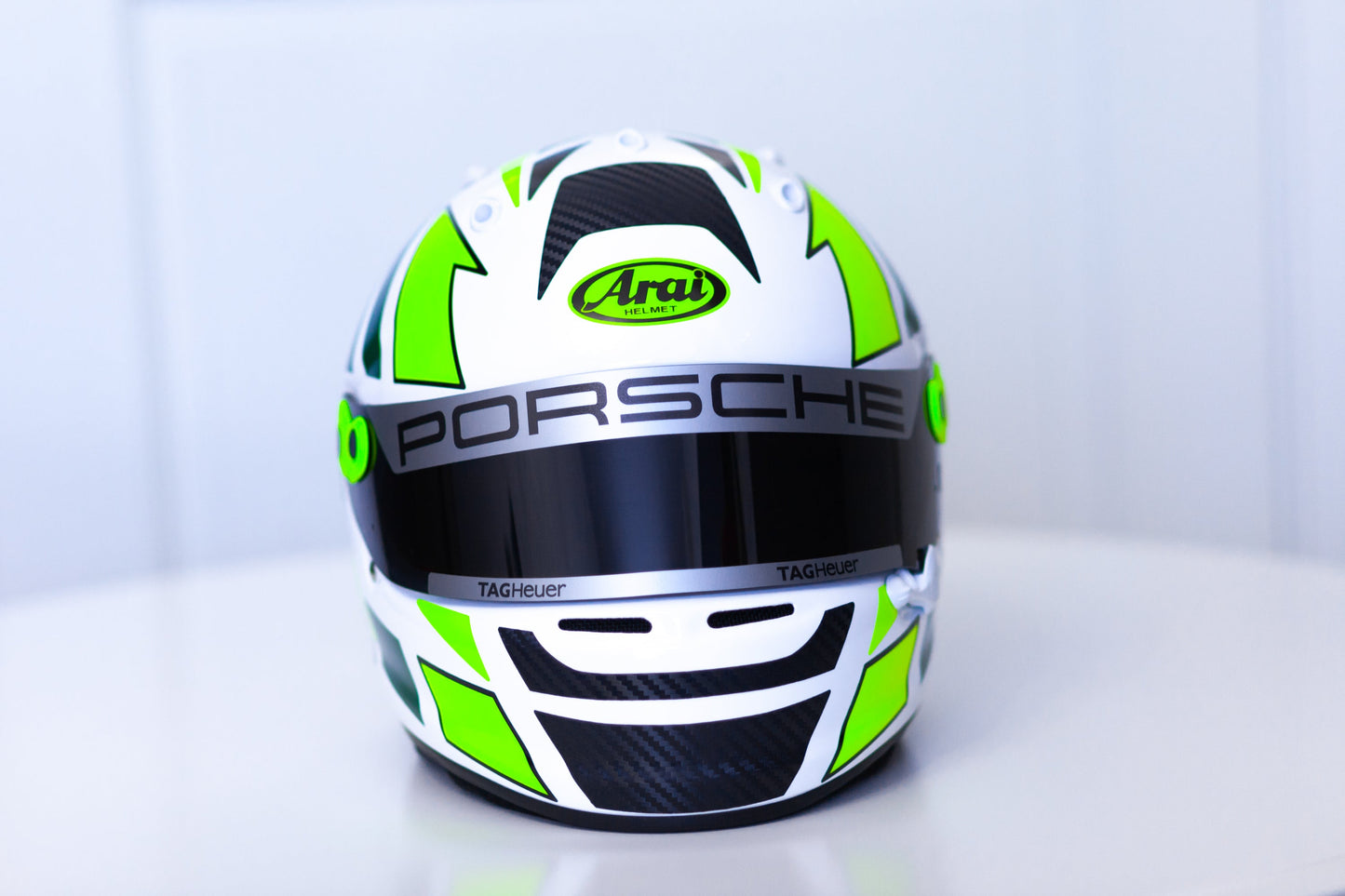 MONZA Stickers for helmet with CARBON + FLUO (design pack) (Karting, Motorsport)